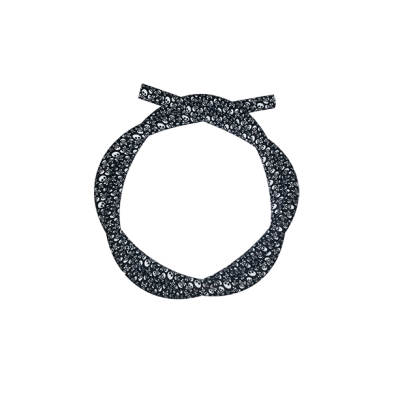 Силиконовый шланг для кальяна Skull Black (Чёрный) 06119 Силиконовый шланг для кальяна Skull Black (Чёрный)