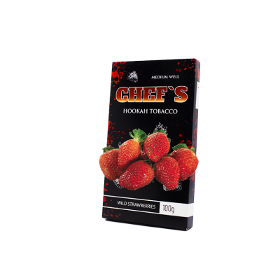 Тютюн Chefs Wild Strawberries (Дика Полуниця, 100 г)