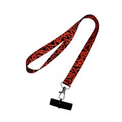 Персональний мундштук силіконовий Personalka Graffiti Red (Червоно-чорний)