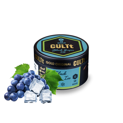 Табак CULTt G58 Black Grapes Ice (Черный виноград Лёд, 100 г)