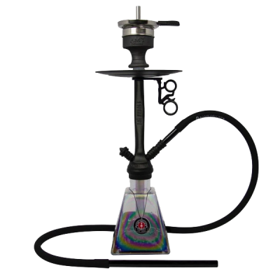 Кальян Amy Deluxe 038R black (чёрный, полный комплект)