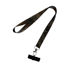 Персональний мундштук силіконовий Personalka Gold Ornament (Чорно-золотий)