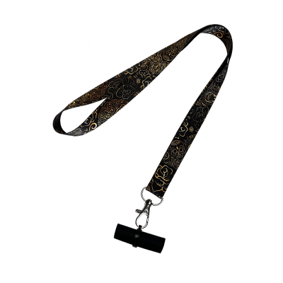 Персональний мундштук силіконовий Personalka Gold Ornament (Чорно-золотий)