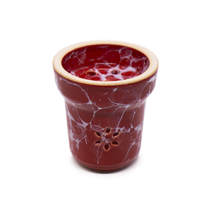 Глиняная чаша Solaris Eva Red White (Белая глазурь)