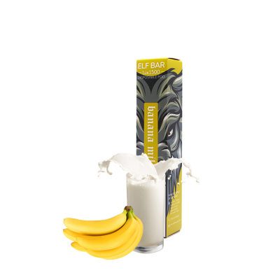 Elf Bar LUX 1500 Banana Milk (Бананове Молоко) Одноразовий POD