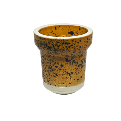 Глиняна чаша GrynBowls Accent White Orange (Помаранчевий)