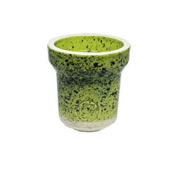 Глиняна чаша GrynBowls Accent White Light Green (Салатовий)
