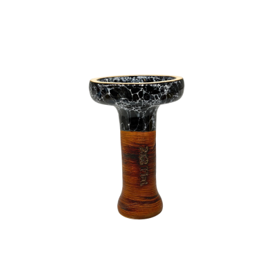 Глиняна чаша 2x2Hookah Flat Black (Чорний)