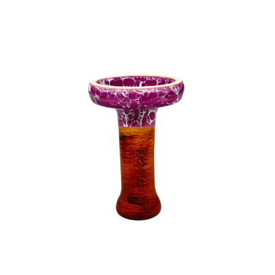 Глиняна чаша 2x2Hookah Flat Purple (Фіолетовий)