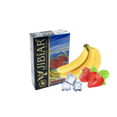 Тютюн Jibiar Ice strawberry banana (Полуниця банан лід, 50 г)