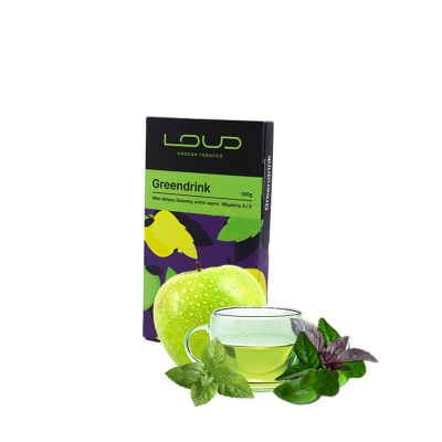 Тютюн Loud Greendrink (Гріндрінк, 100 г)