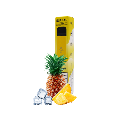 Elf Bar 2000 Pineapple Ice (Ананас Лёд) Одноразовый POD