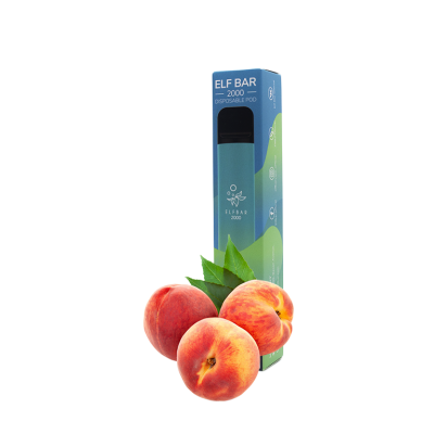 Elf Bar 2000 Juicy Peach (Персик) Одноразовий POD