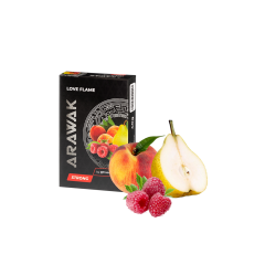 Тютюн Arawak Strong Love Flame (Персик груша малина, 40 г)