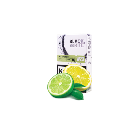 Табак Black&White W23 Mix lemon lime (лимон лайм, 40 г)