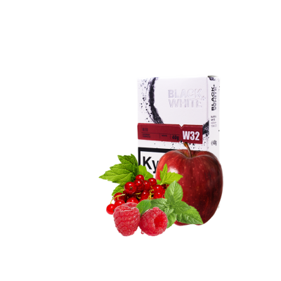 Тютюн Black&White W32 Red (червоні фрукти м'ята, 40 г)
