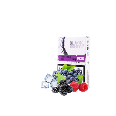 Тютюн Black&White W38 Forest Berries (ягоди з Лідом, 40 г)