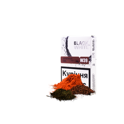 Тютюн Black&White W39 Jaipur spices (індійські спеції, 40 г)