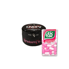 Табак Unity Strawberry tic-tac (Клубничный тик-так, 40 г)