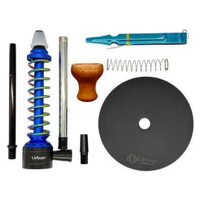 Кальян Urban Ion Blue (синій, повний комплект)