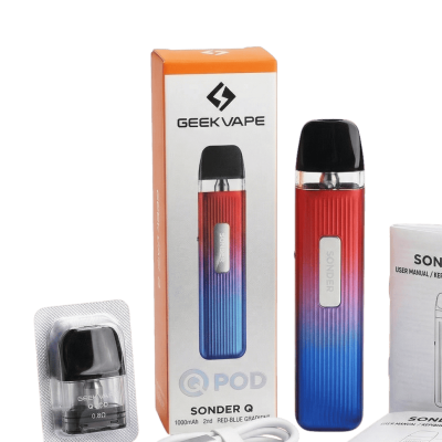 GeekVape Sonder Q 1000 Red (Червоний, з картриджем) Багаторазовий POD