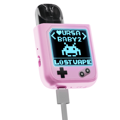 Lost Vape Ursa Baby 2 900 Tech White Fancy Maze (Белый, с картриджем) Многоразовый POD