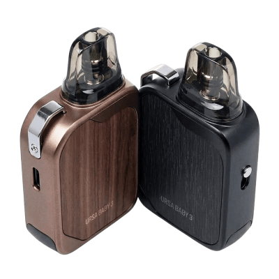 Lost Vape Ursa Baby 3 Pod 1200 Oak Wood (Темно-коричневий, з картриджем) Багаторазовий POD