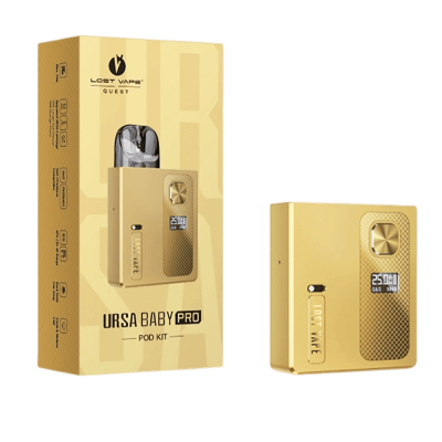 Lost Vape Ursa Baby Pro Pod Kit 900 Pearl White (Белый, с картриджем) Многоразовый POD