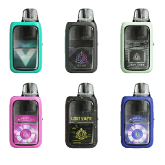 Lost Vape Ursa Epoch Top Fill 1000 Flame Strike (Жёлто-синий, с картриджем) Многоразовый POD