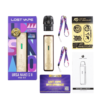 Lost Vape Ursa Nano S 2 Pod Kit 1000 Mint (Мятный, с картриджем) Многоразовый POD