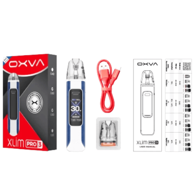 OXVA XLIM PRO 3 1500 Sky Blue (Синій, з картриджем) Багаторазовий POD