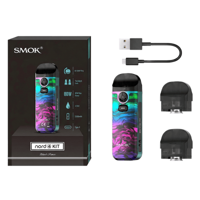Smok Nord 4 2000 Brown (Коричневий, з картриджем) Багаторазовий POD