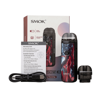 Smok Nord 50W 1800 Fluid 7 Color (Кольоровий, з картриджем) Багаторазовий POD