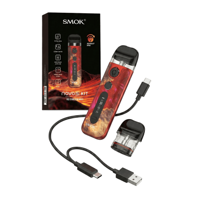 Smok Novo 5 900 7-Color Cobra (Кольоровий градієнт, з картриджем) Багаторазовий POD