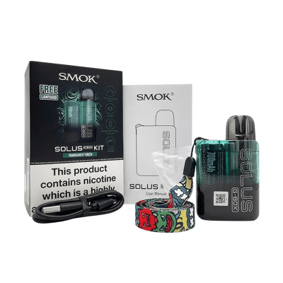 Smok Solus G-Box Kit 700 Transparent Blue (Синій, з картриджем) Багаторазовий POD