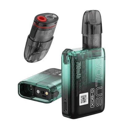 Smok Solus G-Box Kit 700 Transparent Blue (Синій, з картриджем) Багаторазовий POD