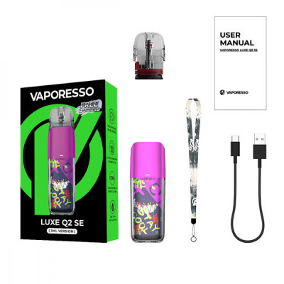 Vaporesso Luxe Q2 Green (Зелений, з картриджем) Багаторазовий POD