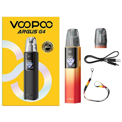 Voopoo Argus G4 1650 Gray (Сірий, з картриджем) Багаторазовий POD