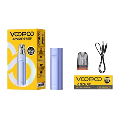 Voopoo Argus G4 mini 1650 Silver (Металік, з картриджем) Багаторазовий POD
