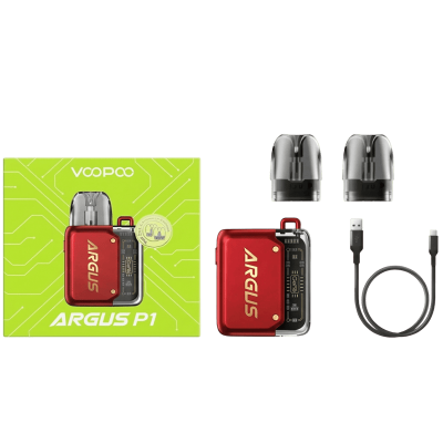 Voopoo Argus P1 Kit 800 Green (Зелений, з картриджем) Багаторазовий POD