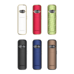 Voopoo VMATE E 1200 White inlaid Gold (Белый, с картриджем) Многоразовый POD