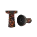 Глиняна чаша Gusto Bowls Harmony Black Glaze Orange (помаранчеве поливання)