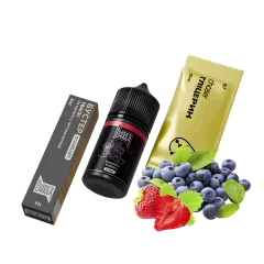 Набір для самозамішування Chaser Black Strawberry Blueberry Ultra (Полуниця Чорниця, 50 мг, 30 мл)