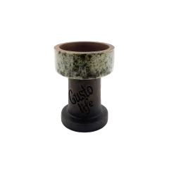 Глиняна чаша Gusto Bowls Rook Grey (Сіро-зелена)