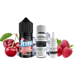 Набір для самозамішування Juni Silver Ice Cherry Raspberry (Вишня Малина Лід, 50 мг, 30 мл)