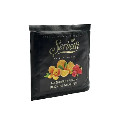 Табак Serbetli Raspberry Peach Bodrum Tangerine (Малина Персик Мандарин, 100 г)