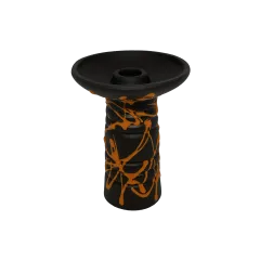 Глиняна чаша Gusto Bowls Alien Orange (помаранчеве поливання)