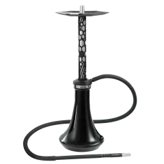 Кальян Embery Mono-H 4.0 Silver-Black (чорно-сріблястий, повний комплект)
