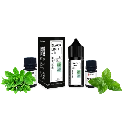 Набір для самозамішування Black Limit Salt HARD Spearmint (М'ята, 65 мг, 30 мл)
