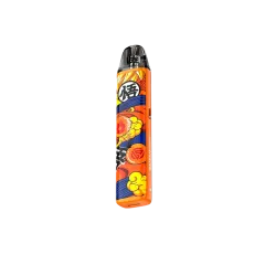 Lost Vape Ursa Nano 3 1200 Saiyan Spirit (Оранжевый с рисунком, с картриджем) Многоразовый POD